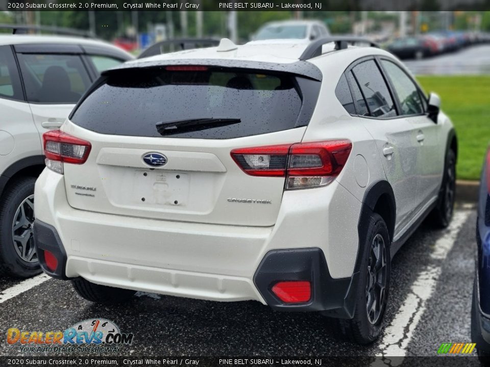 2020 Subaru Crosstrek 2.0 Premium Crystal White Pearl / Gray Photo #3