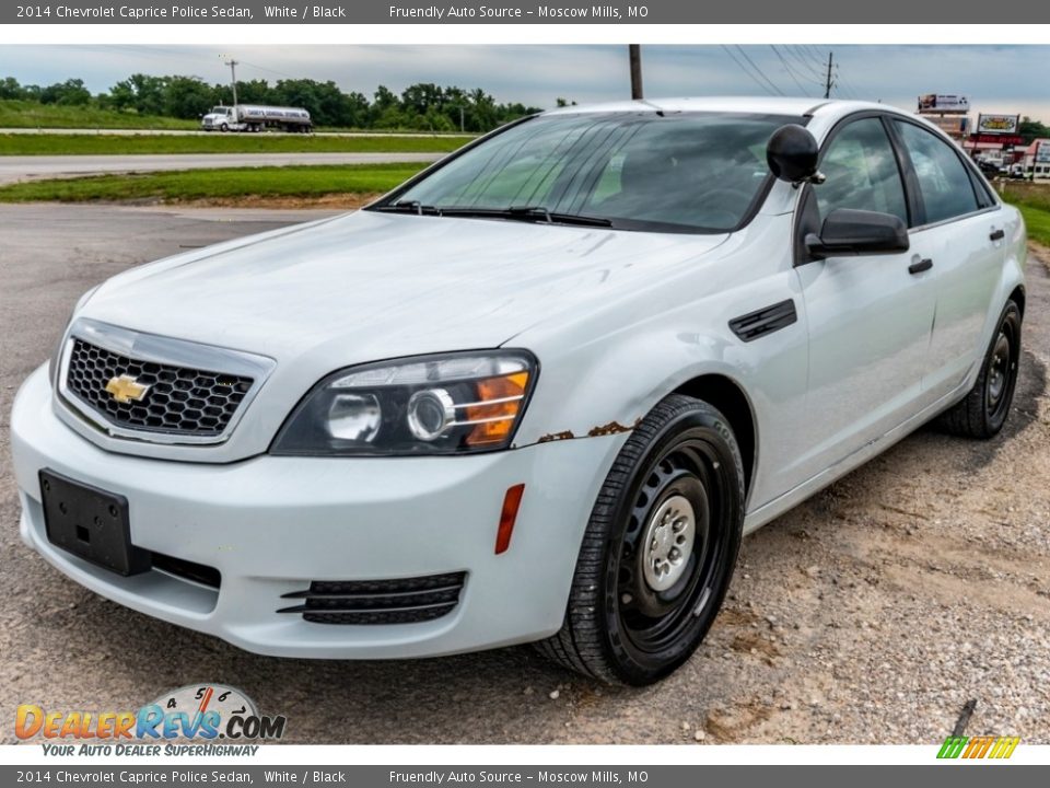 2014 Chevrolet Caprice Police Sedan White / Black Photo #8