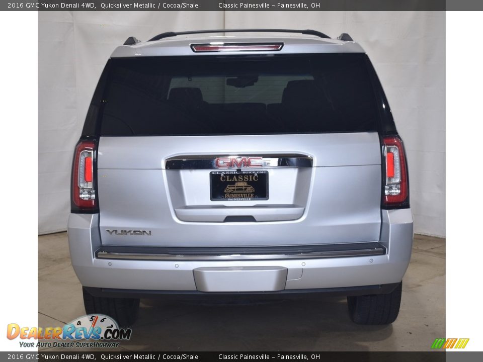 2016 GMC Yukon Denali 4WD Quicksilver Metallic / Cocoa/Shale Photo #3