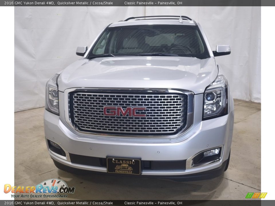 2016 GMC Yukon Denali 4WD Quicksilver Metallic / Cocoa/Shale Photo #4