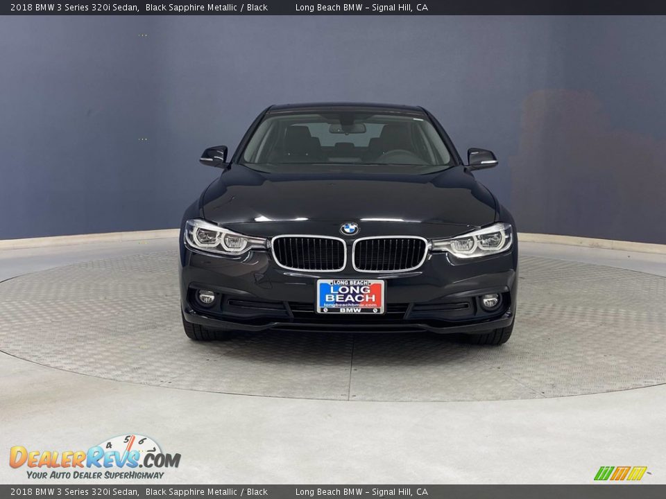 2018 BMW 3 Series 320i Sedan Black Sapphire Metallic / Black Photo #2