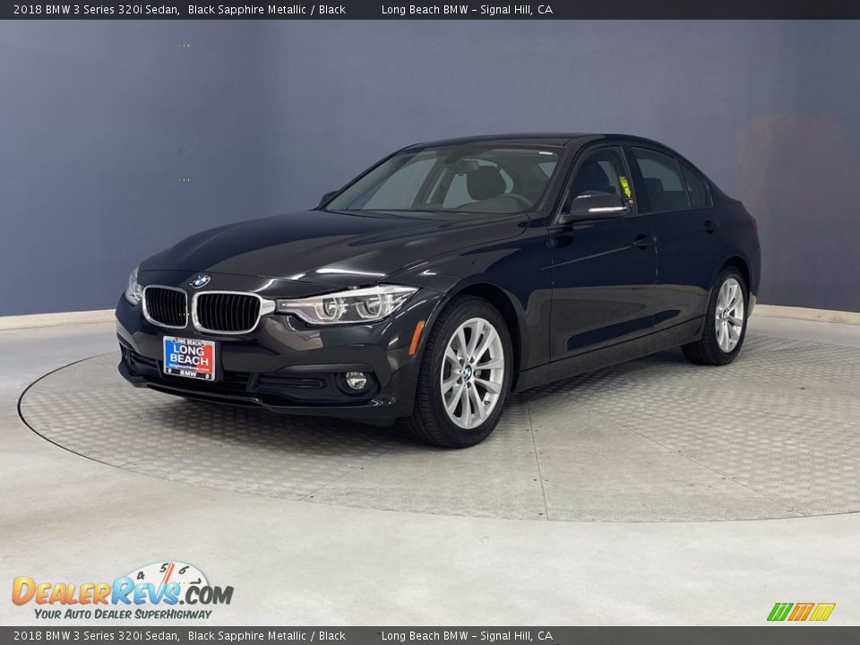 2018 BMW 3 Series 320i Sedan Black Sapphire Metallic / Black Photo #3