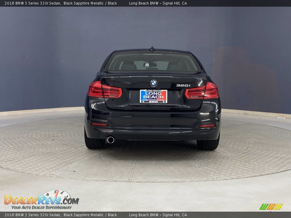 2018 BMW 3 Series 320i Sedan Black Sapphire Metallic / Black Photo #4