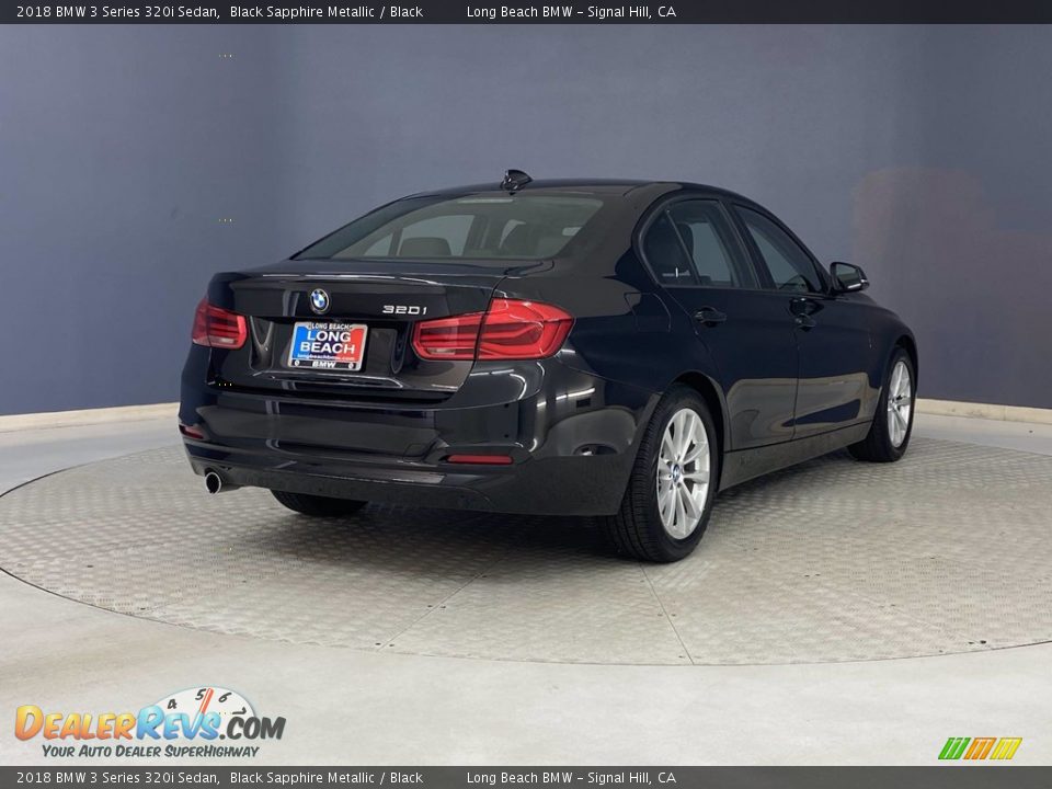 2018 BMW 3 Series 320i Sedan Black Sapphire Metallic / Black Photo #5