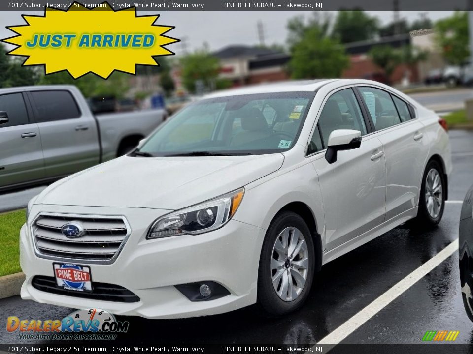 2017 Subaru Legacy 2.5i Premium Crystal White Pearl / Warm Ivory Photo #1