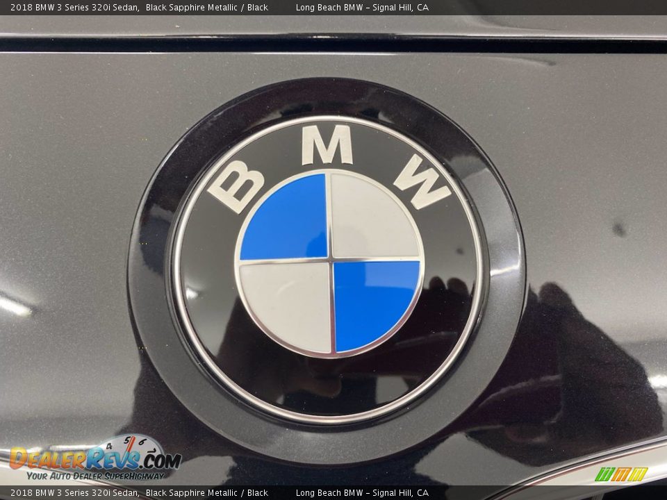 2018 BMW 3 Series 320i Sedan Black Sapphire Metallic / Black Photo #8