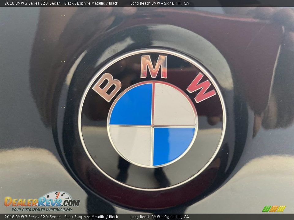 2018 BMW 3 Series 320i Sedan Black Sapphire Metallic / Black Photo #10