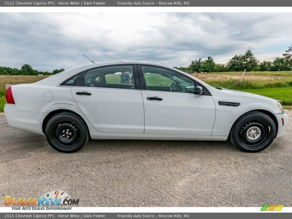 2013 Chevrolet Caprice PPV Heron White / Dark Pewter Photo #3