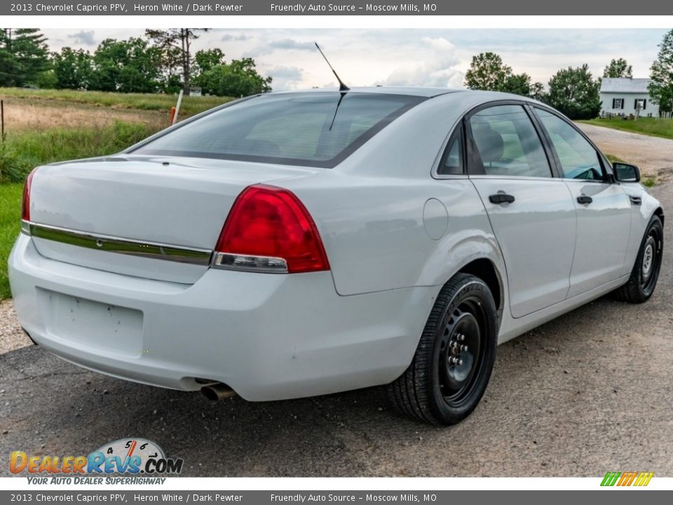 2013 Chevrolet Caprice PPV Heron White / Dark Pewter Photo #4