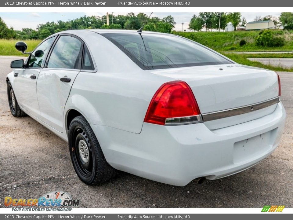 2013 Chevrolet Caprice PPV Heron White / Dark Pewter Photo #6