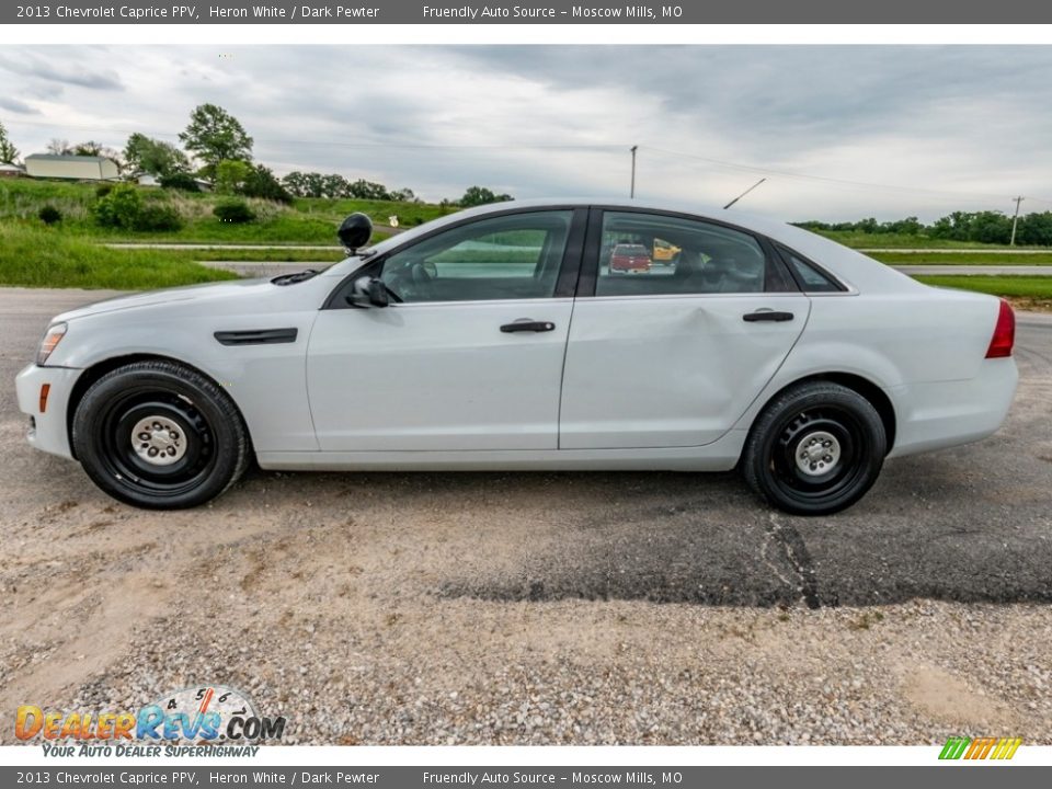 2013 Chevrolet Caprice PPV Heron White / Dark Pewter Photo #7