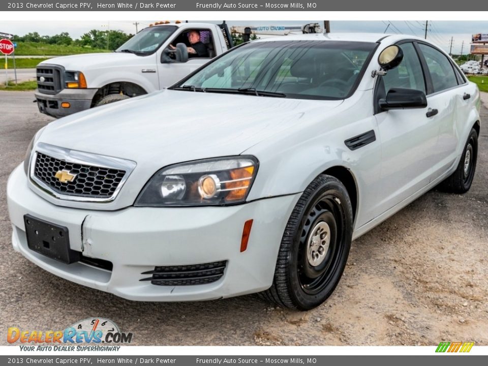 2013 Chevrolet Caprice PPV Heron White / Dark Pewter Photo #8