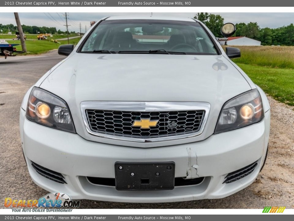 2013 Chevrolet Caprice PPV Heron White / Dark Pewter Photo #9