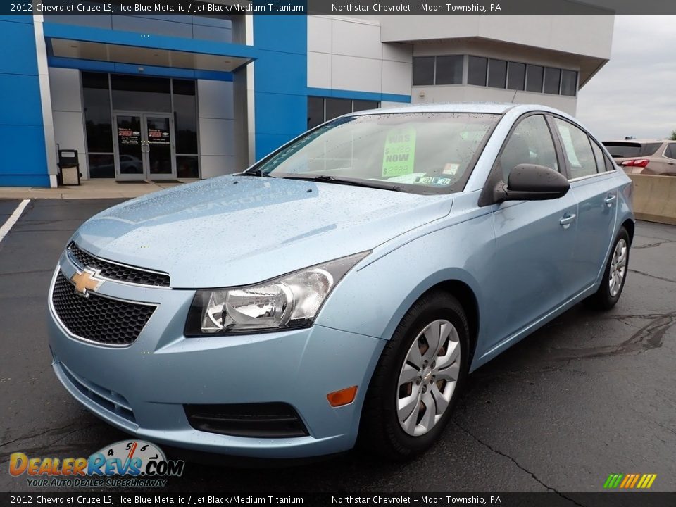 2012 Chevrolet Cruze LS Ice Blue Metallic / Jet Black/Medium Titanium Photo #2