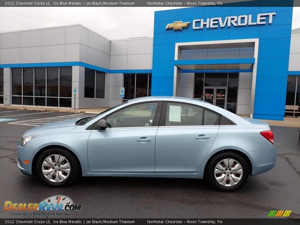 2012 Chevrolet Cruze LS Ice Blue Metallic / Jet Black/Medium Titanium Photo #3