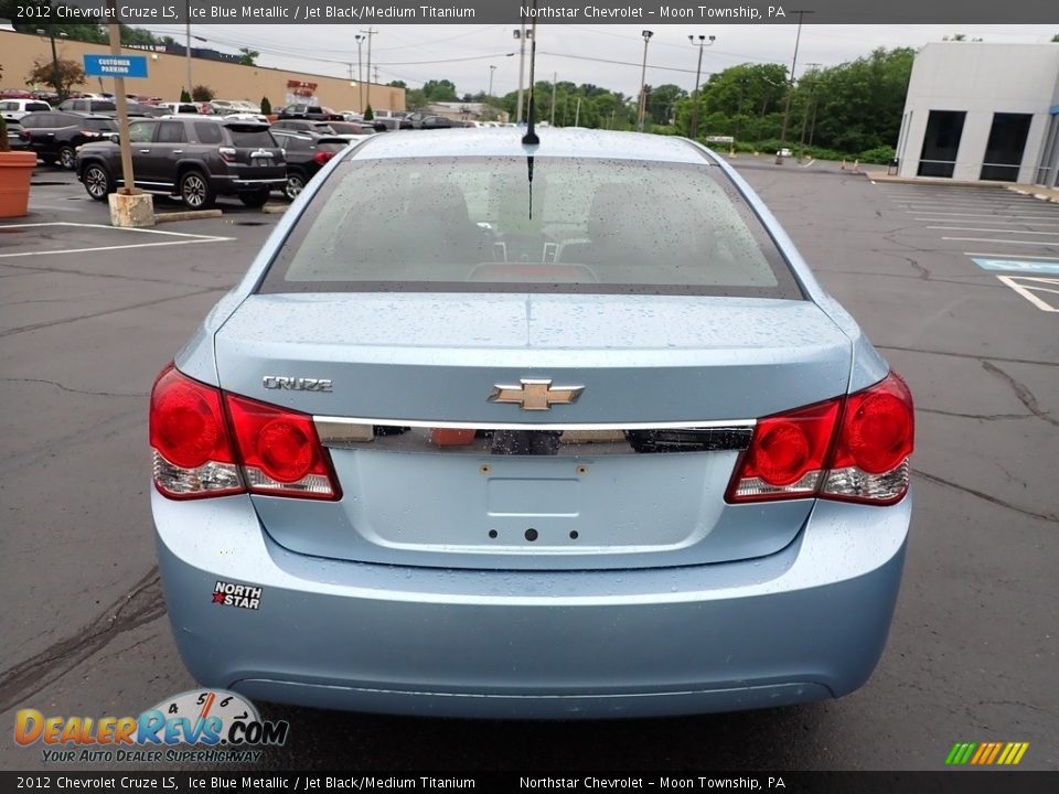 2012 Chevrolet Cruze LS Ice Blue Metallic / Jet Black/Medium Titanium Photo #6