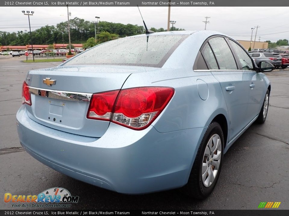 2012 Chevrolet Cruze LS Ice Blue Metallic / Jet Black/Medium Titanium Photo #8