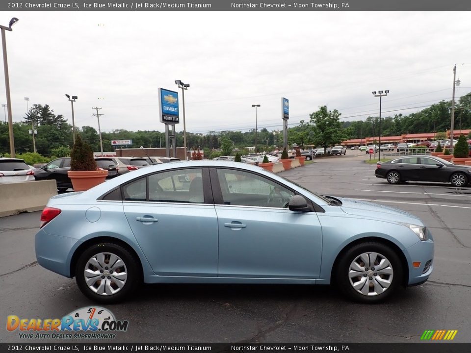 2012 Chevrolet Cruze LS Ice Blue Metallic / Jet Black/Medium Titanium Photo #10