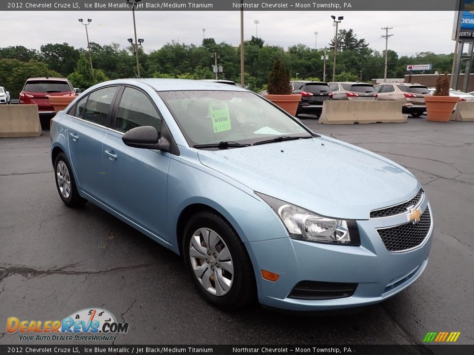 2012 Chevrolet Cruze LS Ice Blue Metallic / Jet Black/Medium Titanium Photo #11