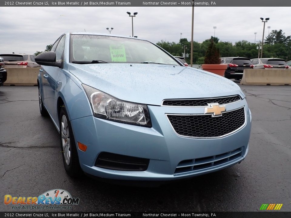 2012 Chevrolet Cruze LS Ice Blue Metallic / Jet Black/Medium Titanium Photo #12