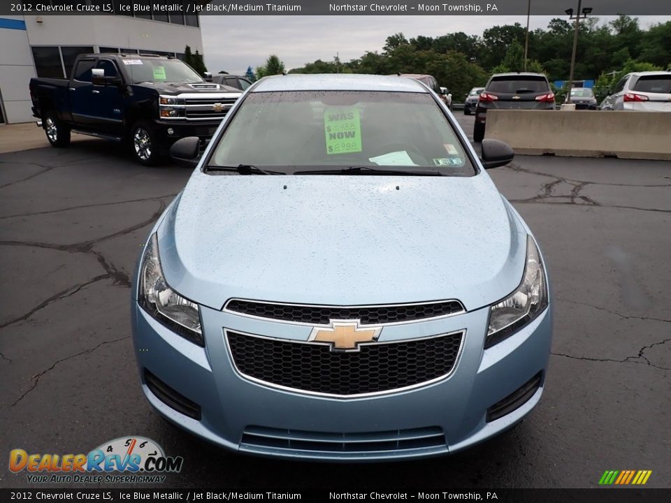 2012 Chevrolet Cruze LS Ice Blue Metallic / Jet Black/Medium Titanium Photo #13