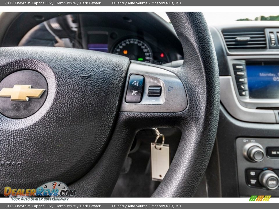 2013 Chevrolet Caprice PPV Heron White / Dark Pewter Photo #33