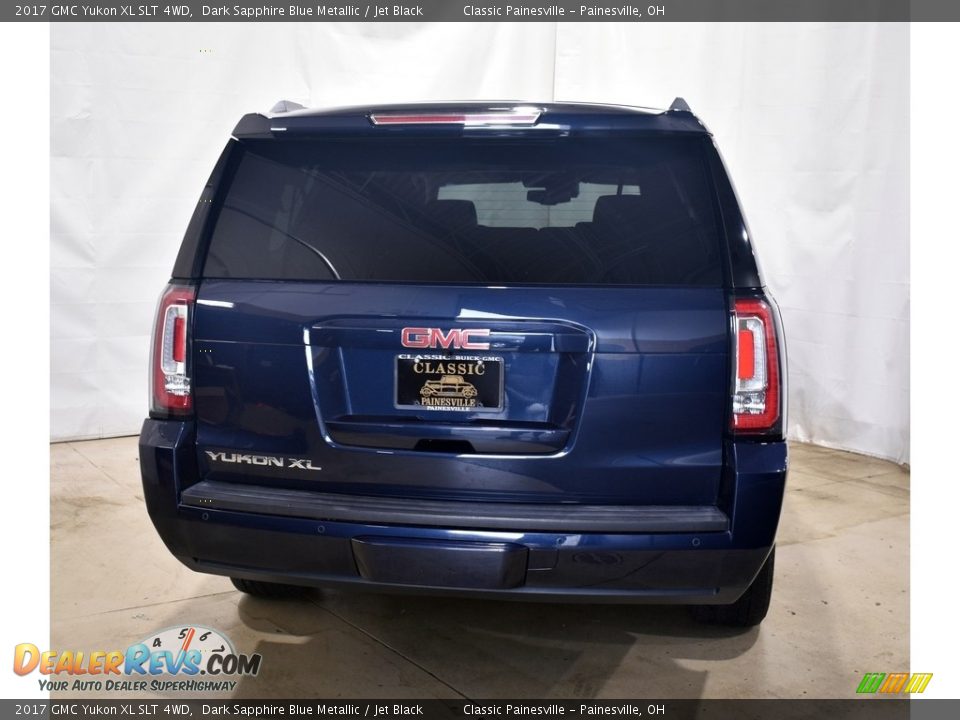 2017 GMC Yukon XL SLT 4WD Dark Sapphire Blue Metallic / Jet Black Photo #3