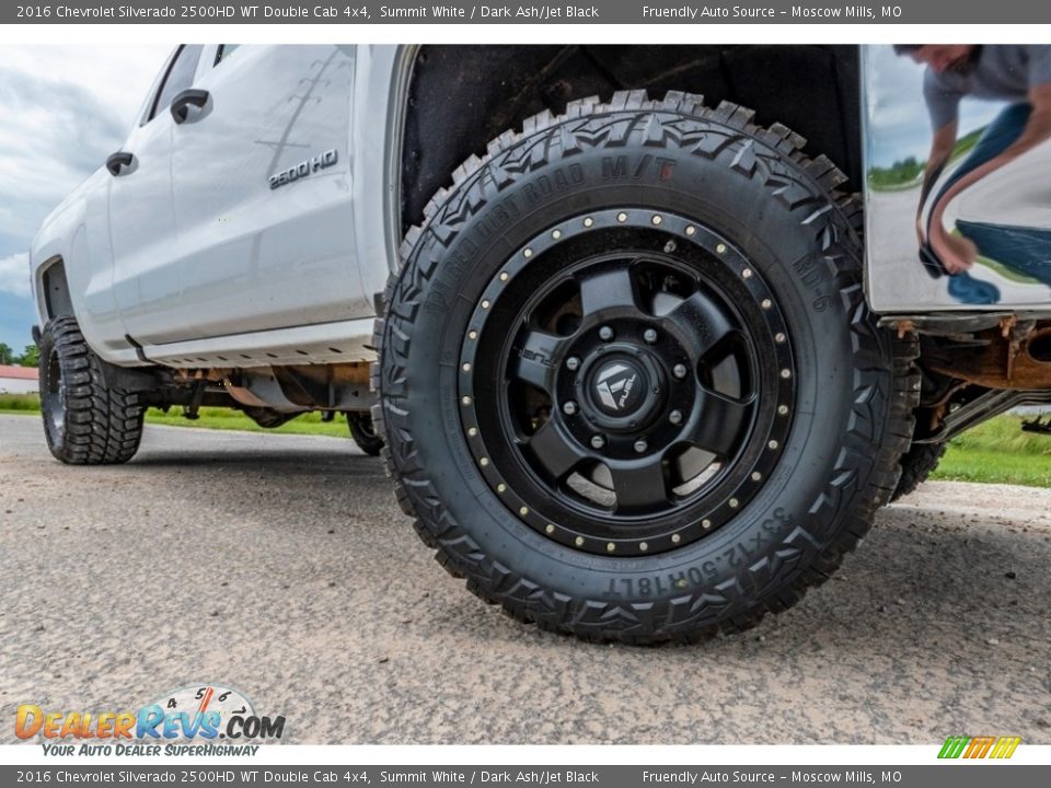 Custom Wheels of 2016 Chevrolet Silverado 2500HD WT Double Cab 4x4 Photo #2