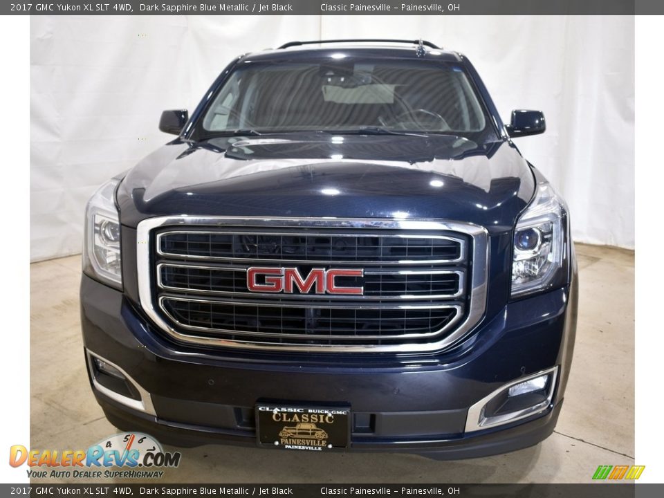 2017 GMC Yukon XL SLT 4WD Dark Sapphire Blue Metallic / Jet Black Photo #4