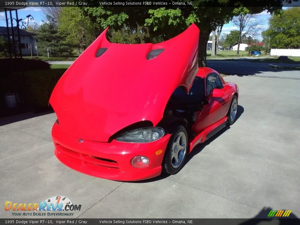 1995 Dodge Viper RT-10 Viper Red / Gray Photo #3