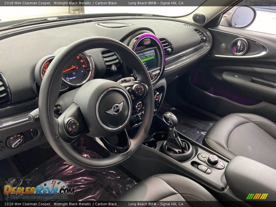 2018 Mini Clubman Cooper Midnight Black Metallic / Carbon Black Photo #16