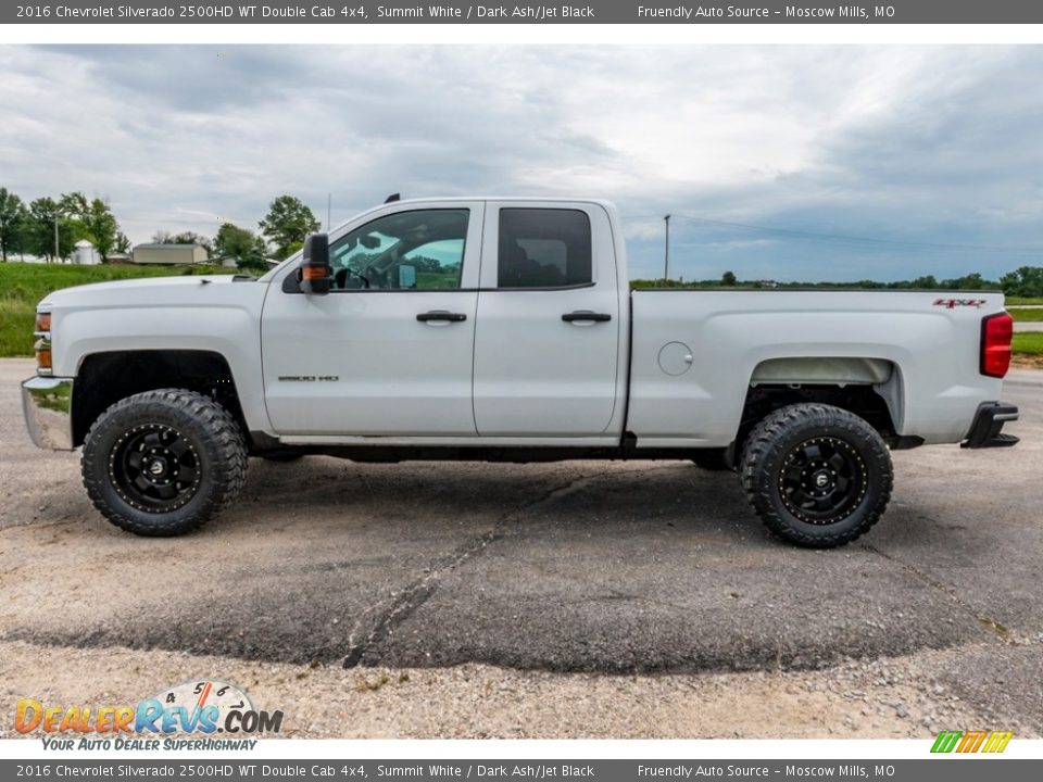 2016 Chevrolet Silverado 2500HD WT Double Cab 4x4 Summit White / Dark Ash/Jet Black Photo #7