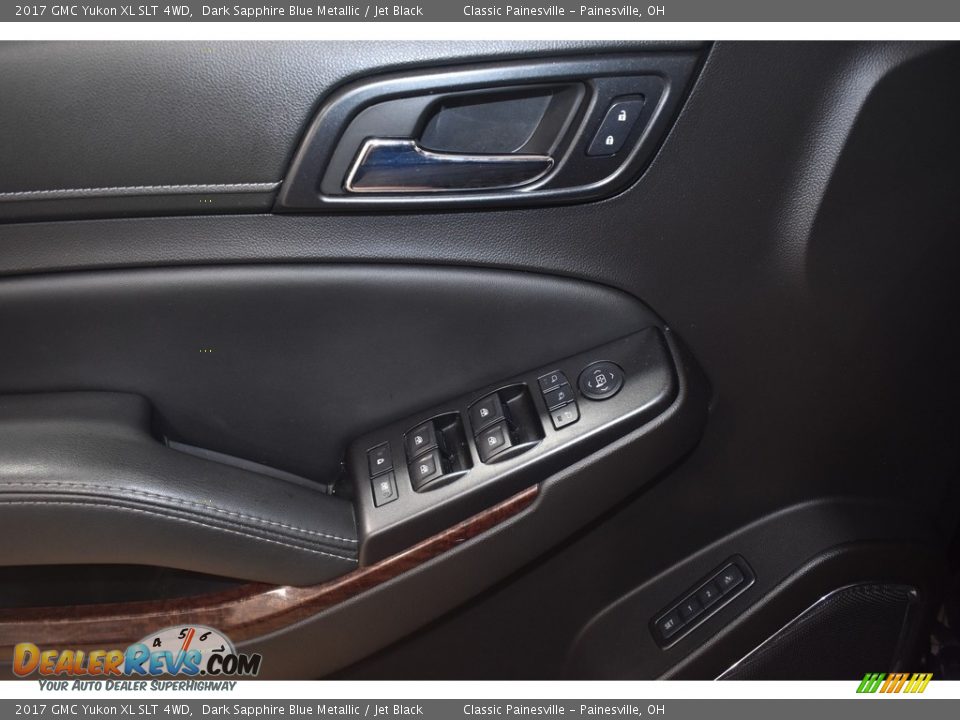 2017 GMC Yukon XL SLT 4WD Dark Sapphire Blue Metallic / Jet Black Photo #11