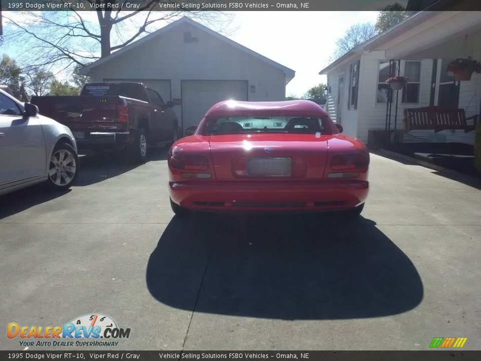 1995 Dodge Viper RT-10 Viper Red / Gray Photo #9