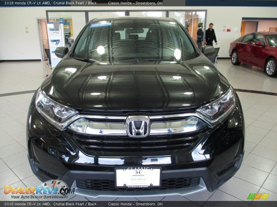 2018 Honda CR-V LX AWD Crystal Black Pearl / Black Photo #2