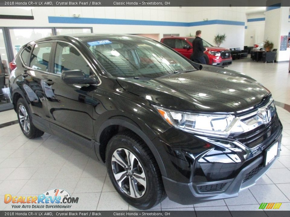 2018 Honda CR-V LX AWD Crystal Black Pearl / Black Photo #3