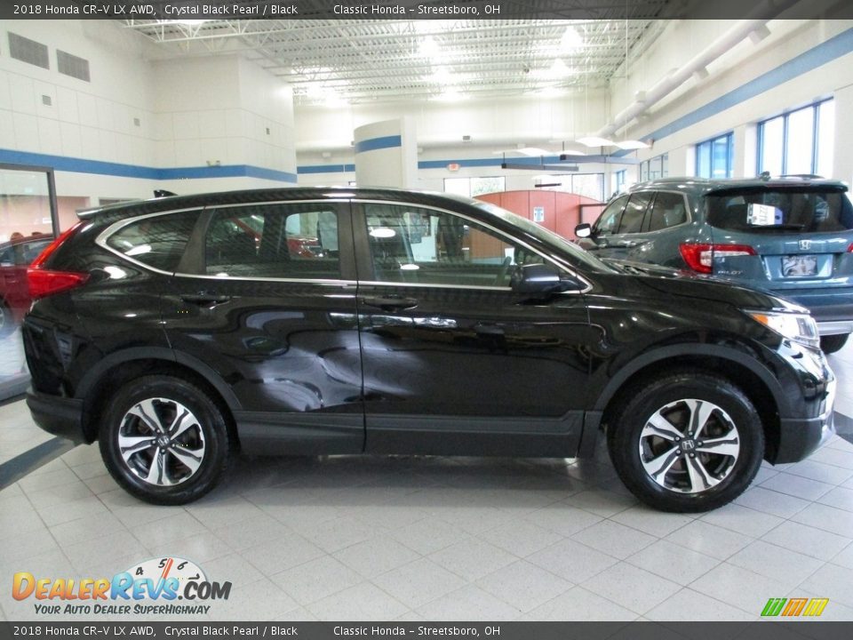 2018 Honda CR-V LX AWD Crystal Black Pearl / Black Photo #4