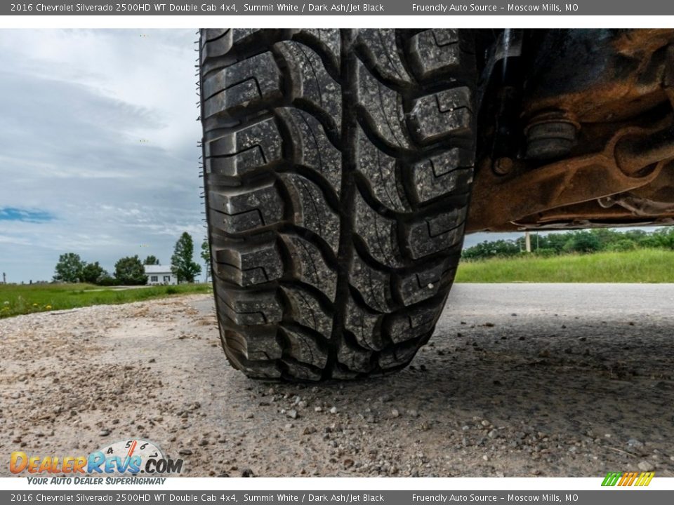 2016 Chevrolet Silverado 2500HD WT Double Cab 4x4 Summit White / Dark Ash/Jet Black Photo #16