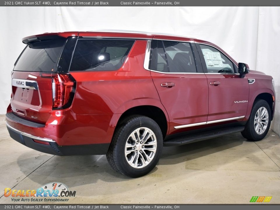 2021 GMC Yukon SLT 4WD Cayenne Red Tintcoat / Jet Black Photo #2