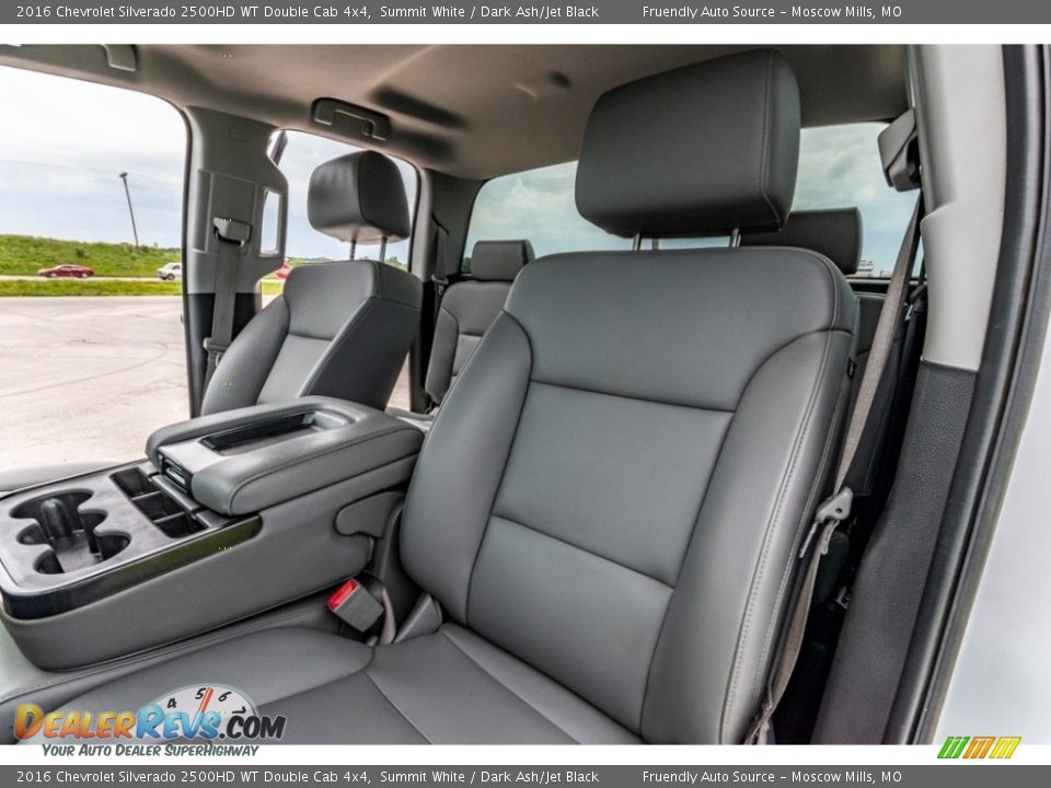 2016 Chevrolet Silverado 2500HD WT Double Cab 4x4 Summit White / Dark Ash/Jet Black Photo #18
