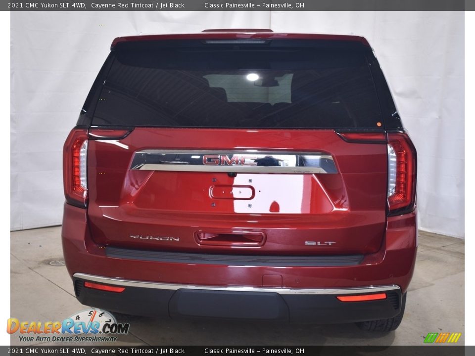 2021 GMC Yukon SLT 4WD Cayenne Red Tintcoat / Jet Black Photo #3