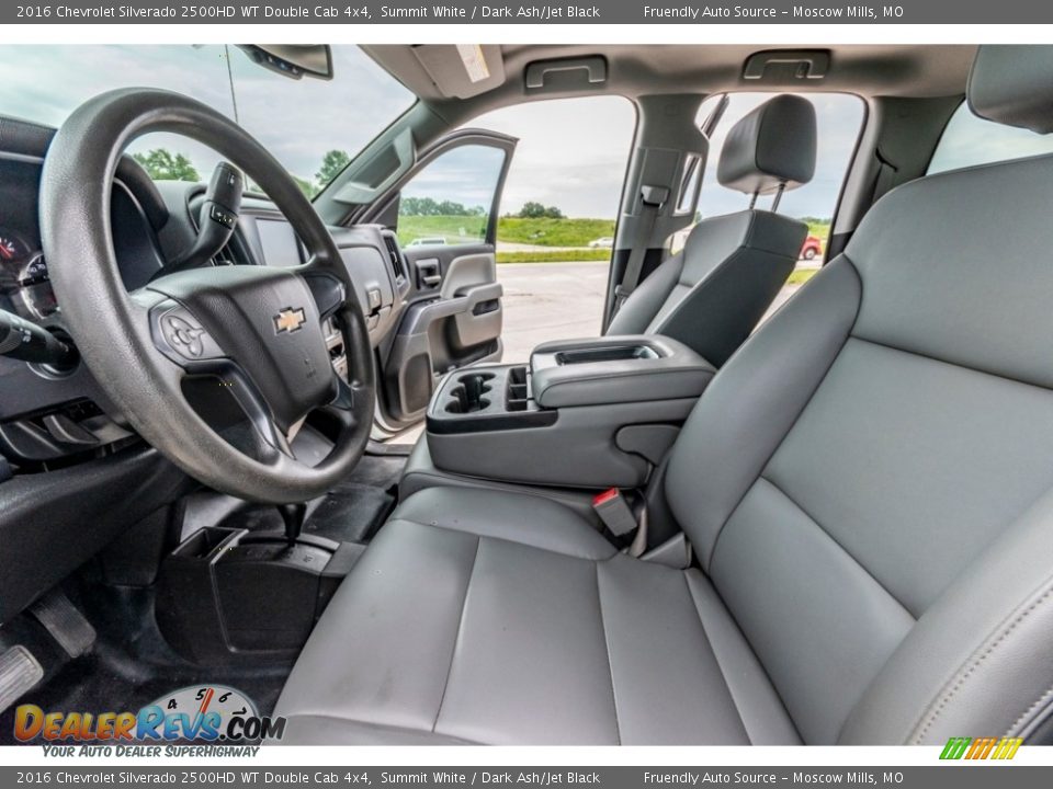 Dark Ash/Jet Black Interior - 2016 Chevrolet Silverado 2500HD WT Double Cab 4x4 Photo #19