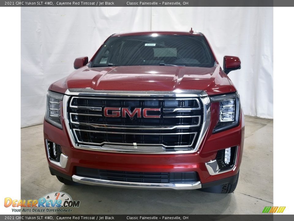 2021 GMC Yukon SLT 4WD Cayenne Red Tintcoat / Jet Black Photo #4