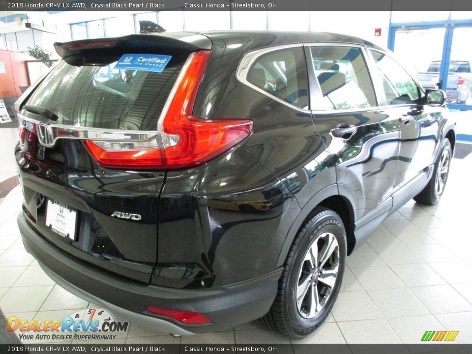 2018 Honda CR-V LX AWD Crystal Black Pearl / Black Photo #7