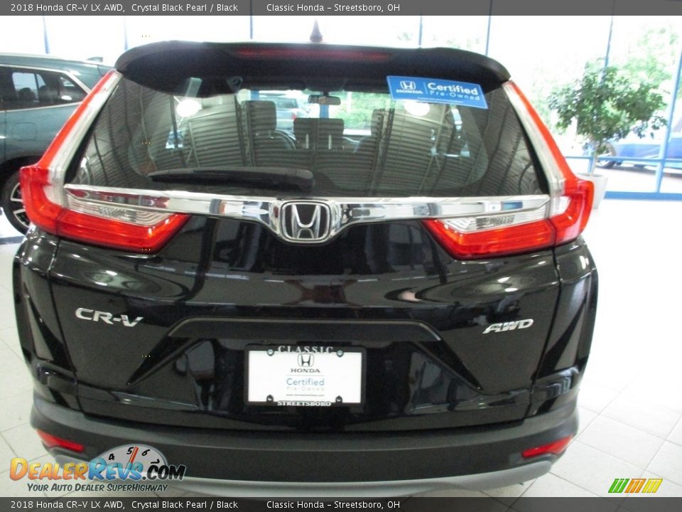 2018 Honda CR-V LX AWD Crystal Black Pearl / Black Photo #8