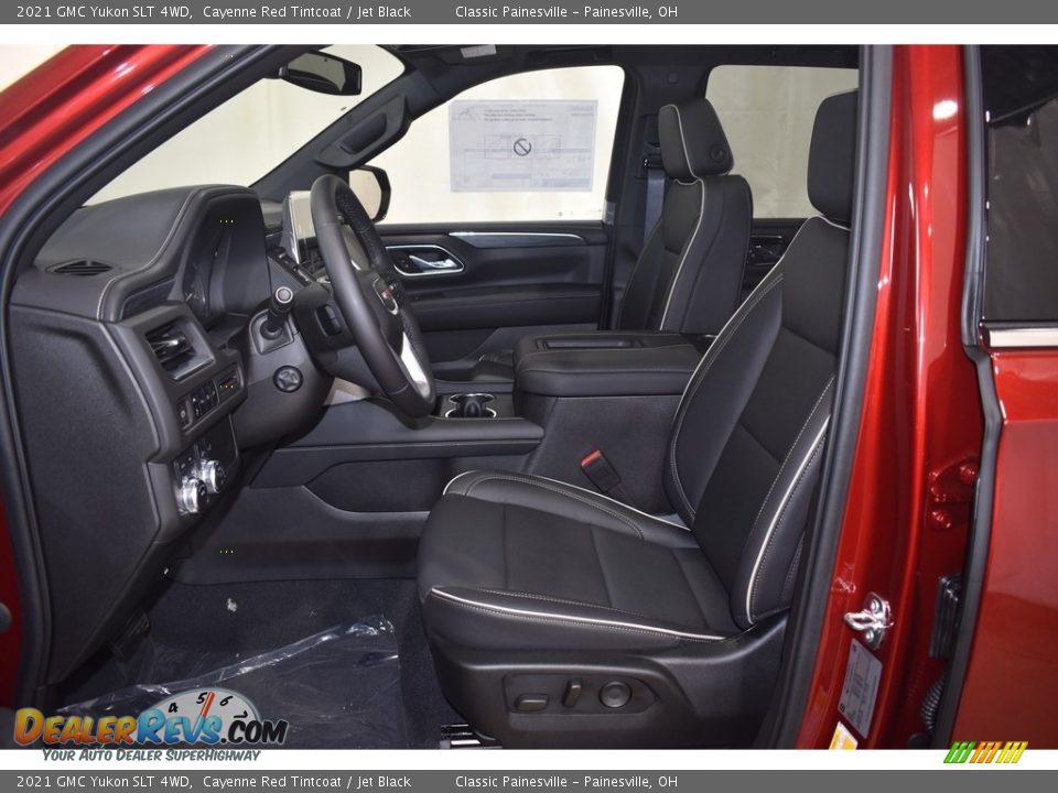 2021 GMC Yukon SLT 4WD Cayenne Red Tintcoat / Jet Black Photo #7