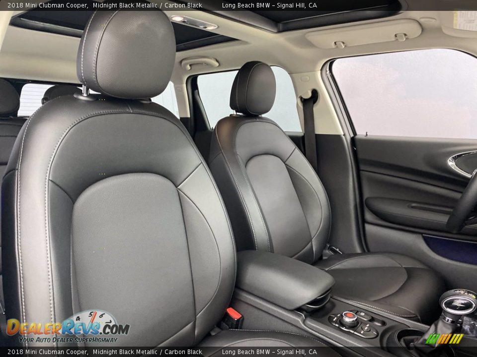 2018 Mini Clubman Cooper Midnight Black Metallic / Carbon Black Photo #33