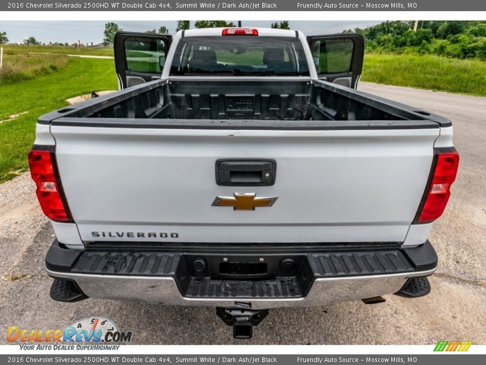 2016 Chevrolet Silverado 2500HD WT Double Cab 4x4 Summit White / Dark Ash/Jet Black Photo #25