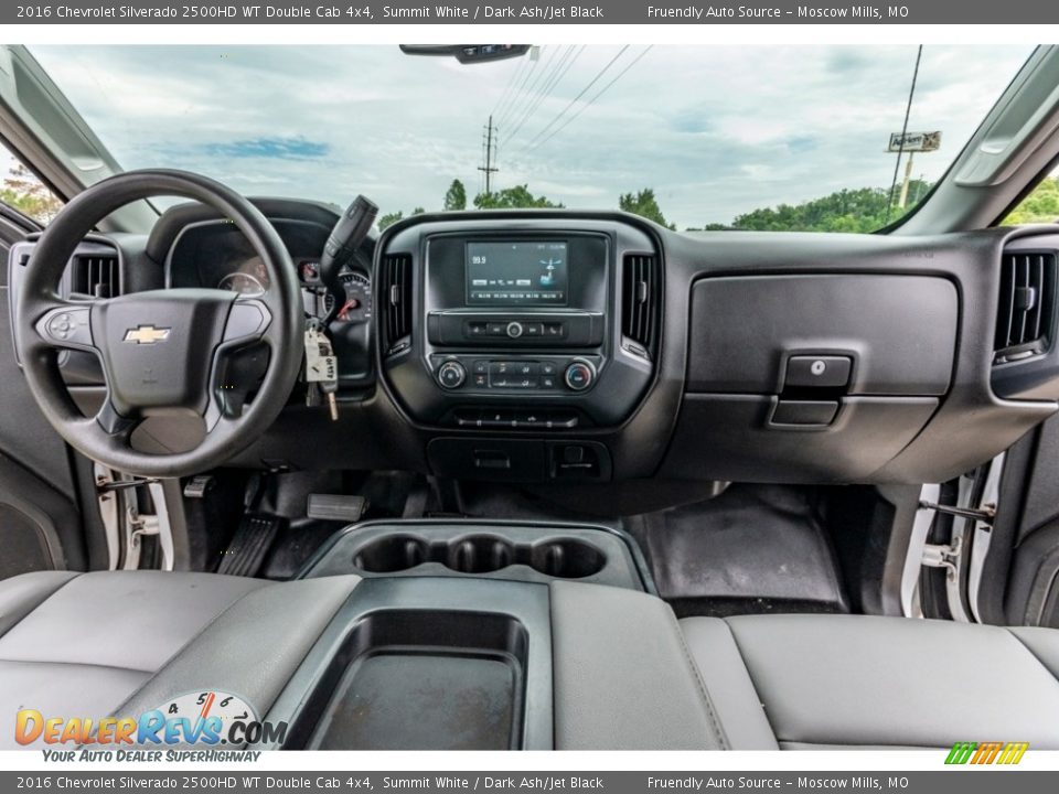 Dashboard of 2016 Chevrolet Silverado 2500HD WT Double Cab 4x4 Photo #32
