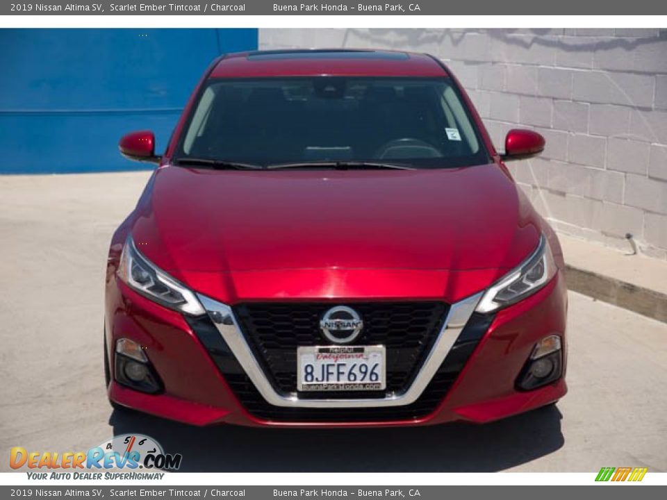 2019 Nissan Altima SV Scarlet Ember Tintcoat / Charcoal Photo #7